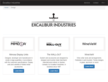 Tablet Screenshot of excaliburindustries.com